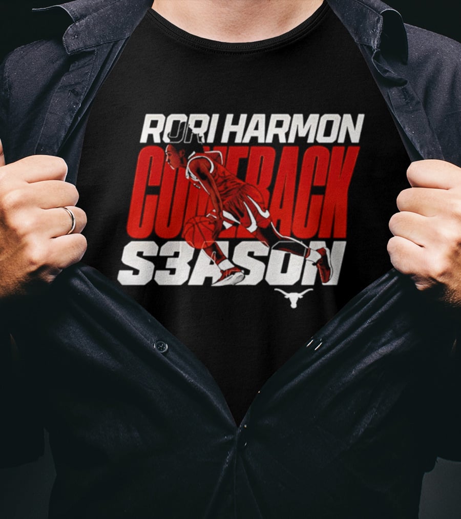 Rori Harmon Comeback Season Texas Basketball NCAA T-Shirt