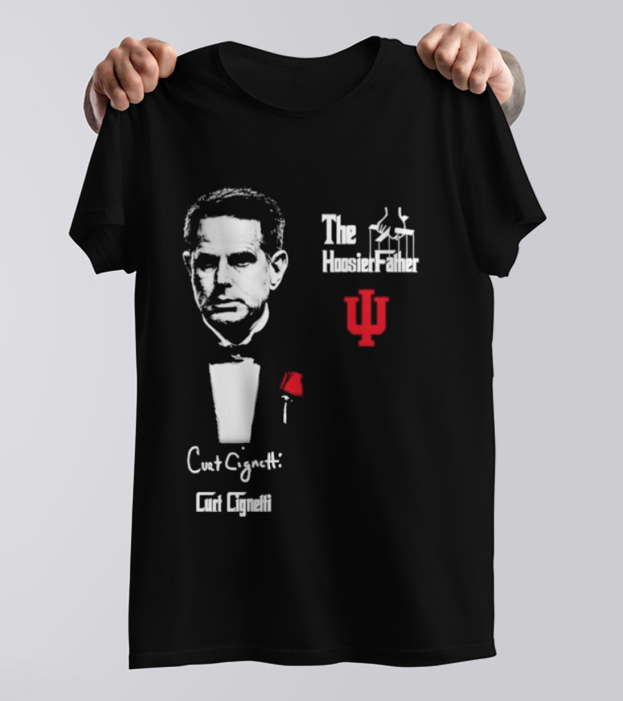 Curt Cignett The Hoosier Father IU Indiana University T-Shirt
