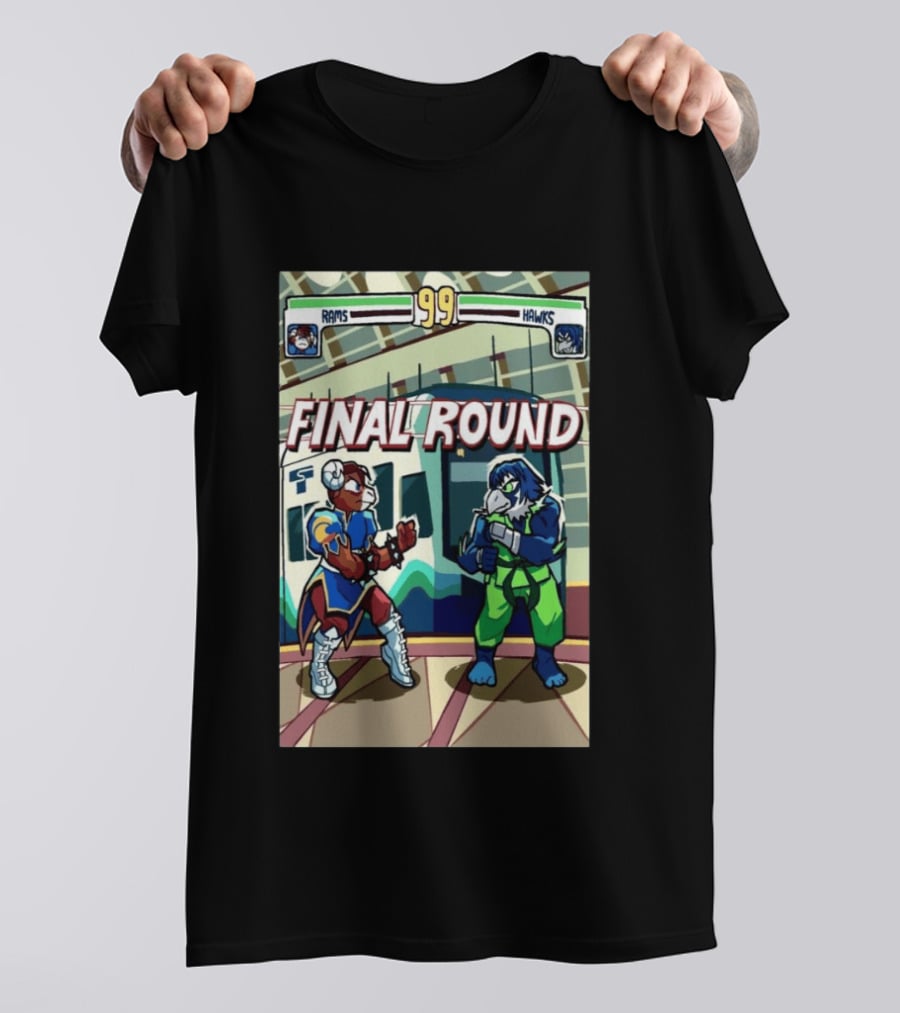 Seattle Seahawks Vs Los Angeles Rams Final Round Lumen Field Seattle WA Jan 25 2026 T-Shirt