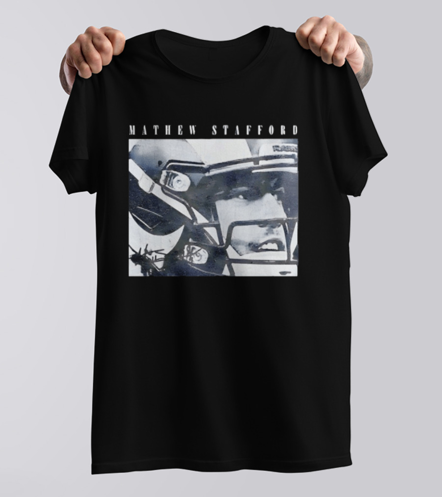 Los Angeles Rams Matthew Stafford Big Head Football T-Shirt