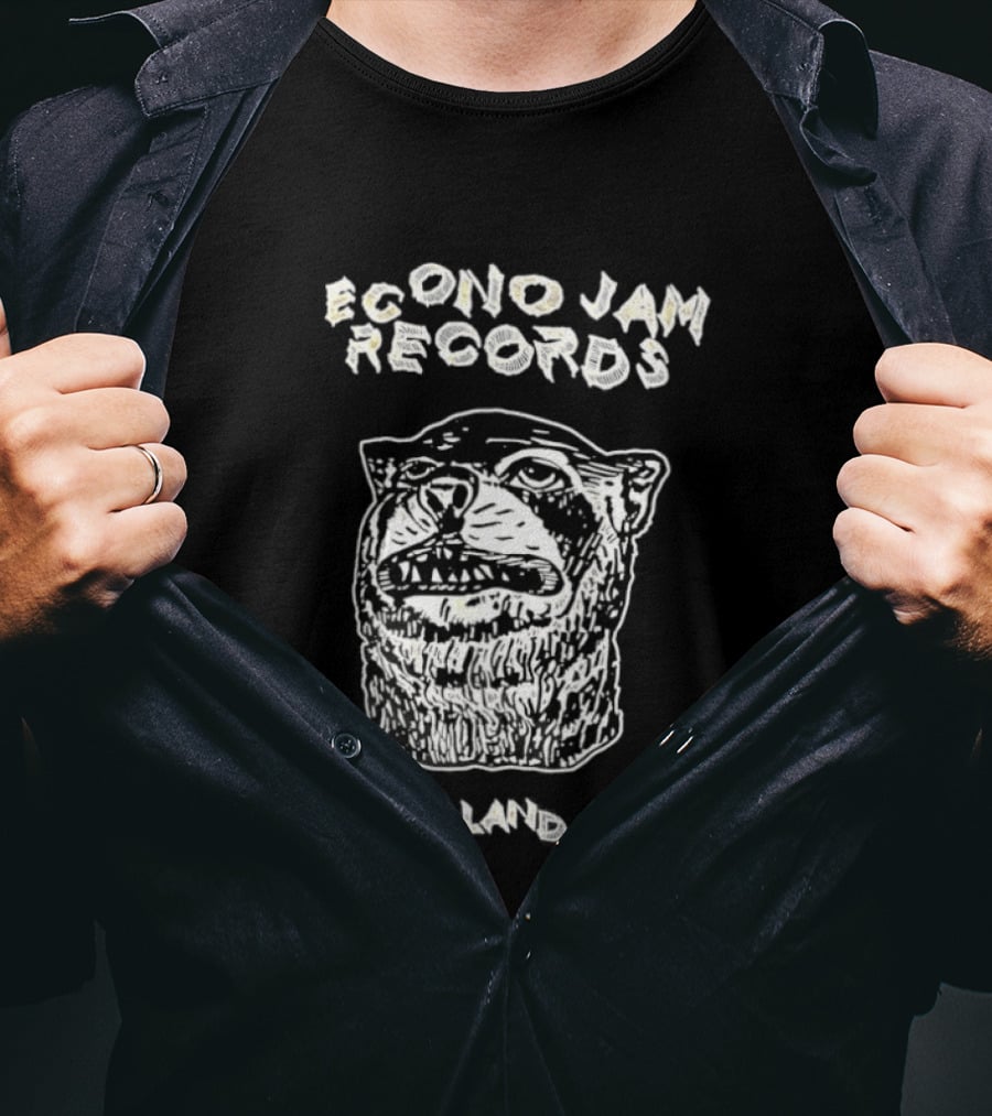 Econo Jam Records Oakland Bear Face T-Shirt