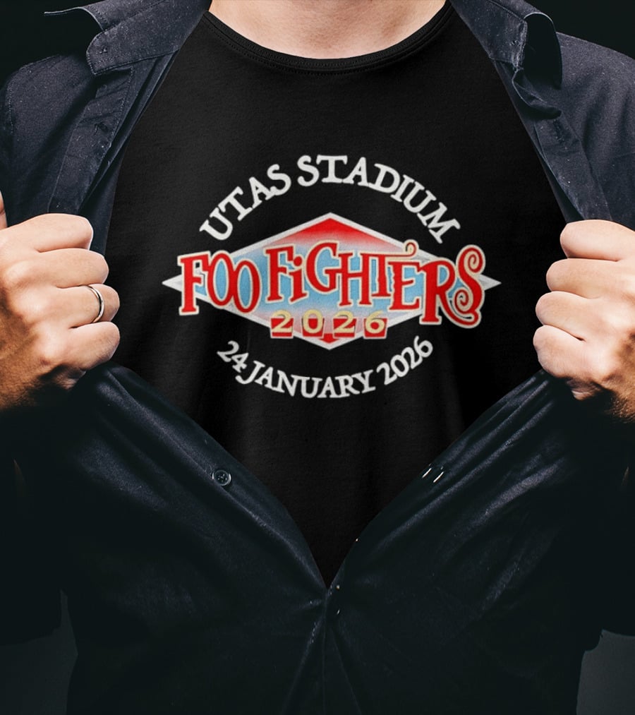 Foo Fighters UTAS Stadium 24 January 2026 T-Shirt