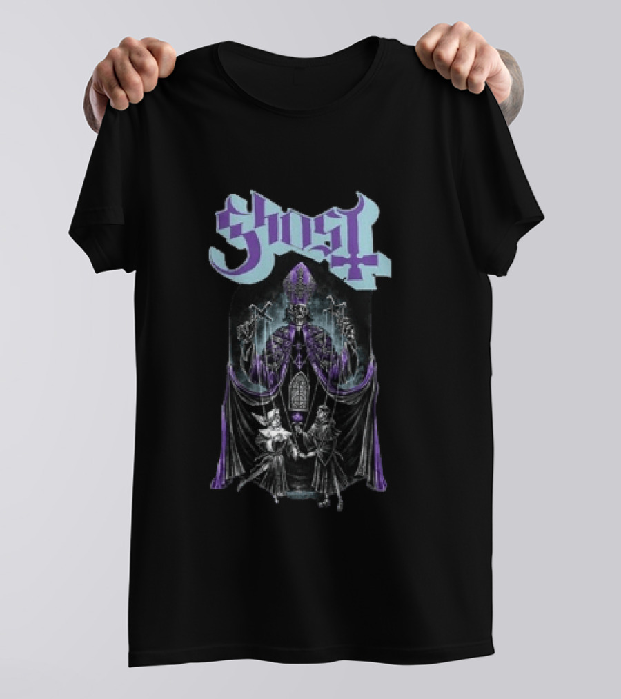 Ghost Band The Skeletour 2026 Knoxville Tennessee Concert Tour Merch Featuring Puppet Master T-Shirt
