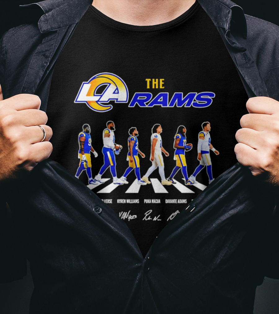 The Los Angeles Rams Abbey Road Signature Edition 2026 T-Shirt