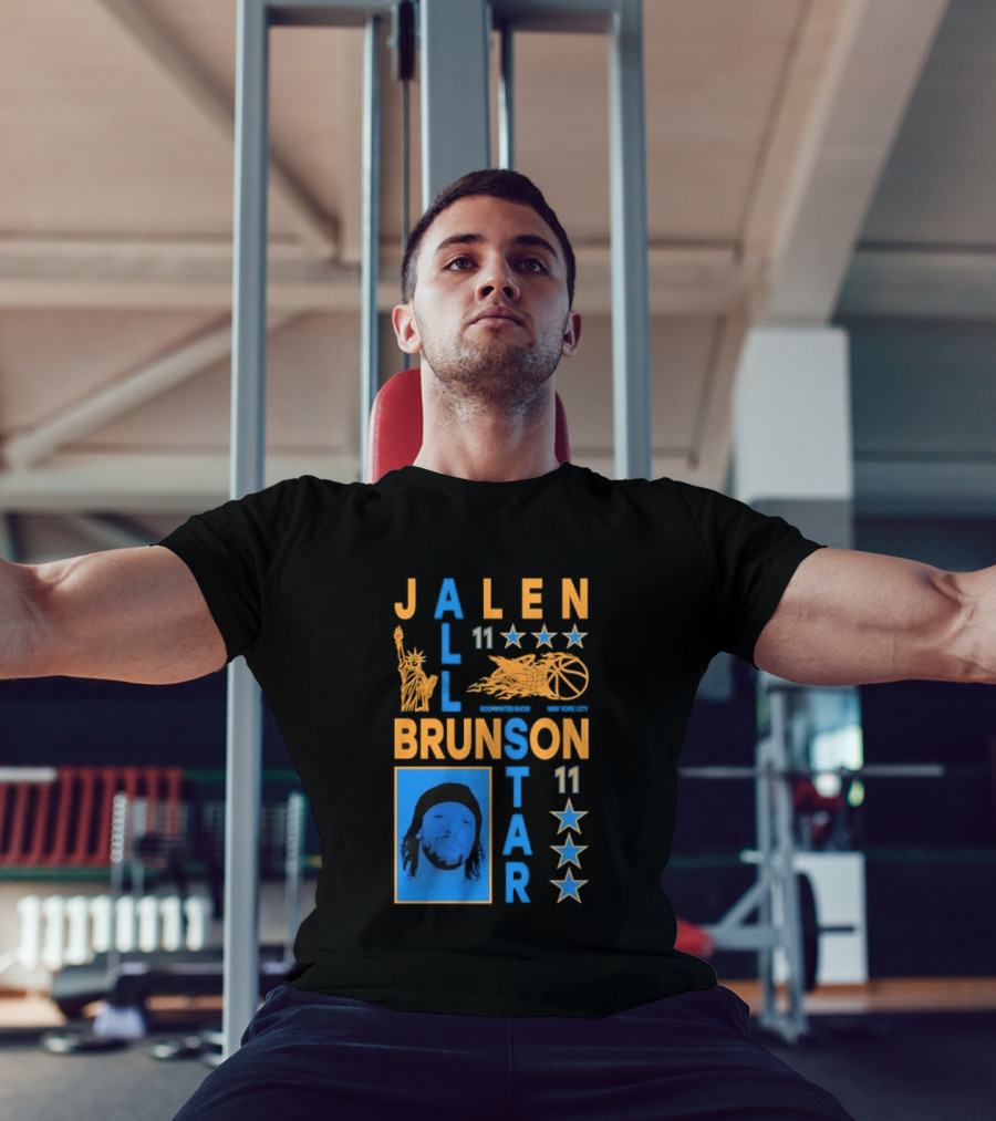 Jalen Brunson 11 New York Basketball Star Player T-Shirt