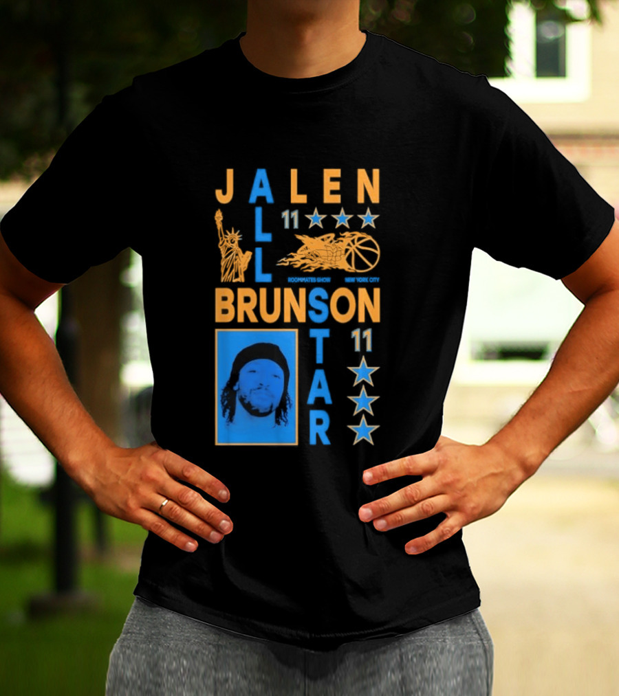 Jalen Brunson 11 New York Basketball Star Player T-Shirt