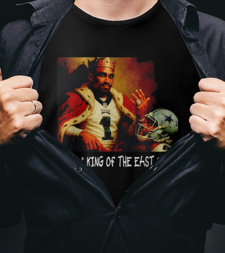 Philadelphia Eagles King Of The East Reigns Over Cowboys T-Shirt