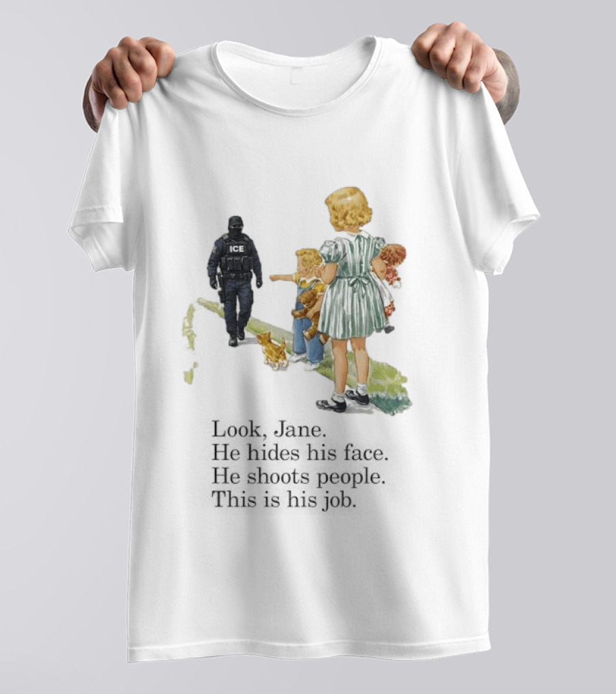 ICE Tactical Officer With Children T-Shirt