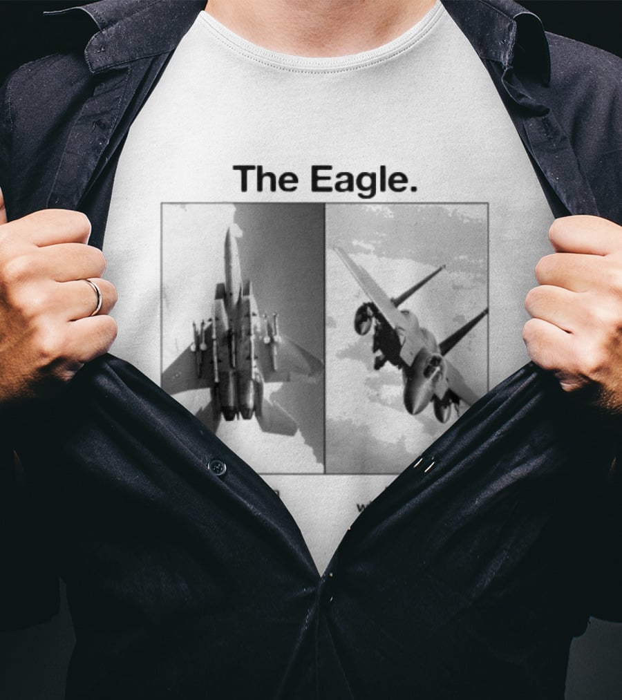 The Eagle F 14 Tomcat F 15 Eagle Fighter Jet Showdown T-Shirt