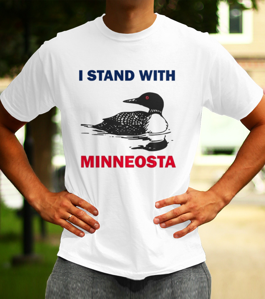 I Stand With Minnesota Common Loon T-Shirt