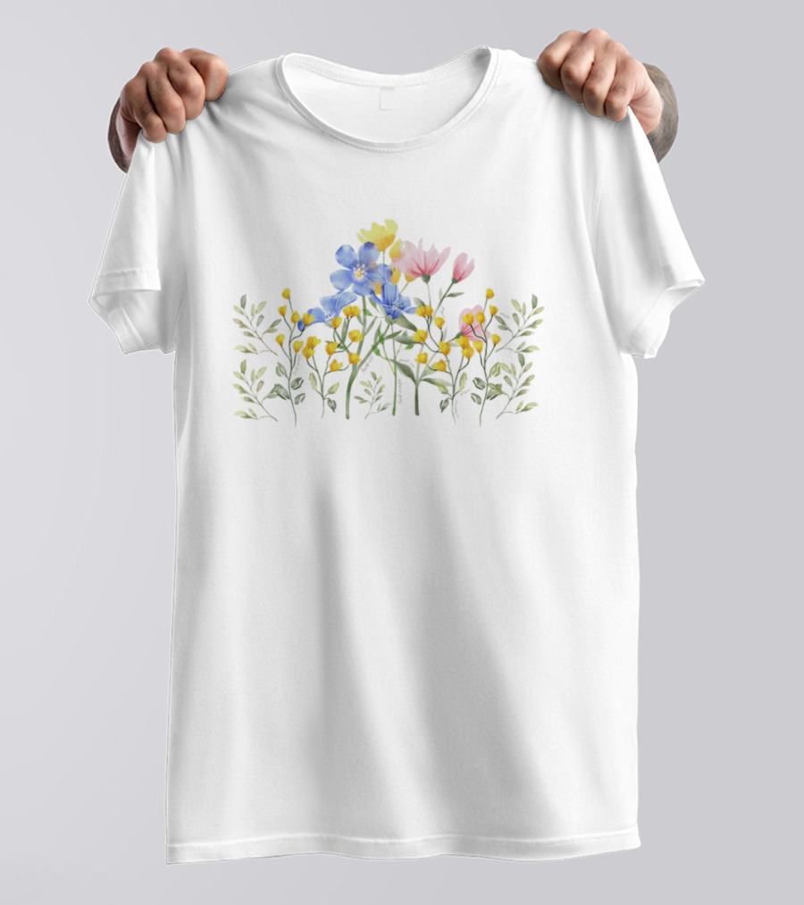Wildflower Bouquet Nature Blossoms T-Shirt