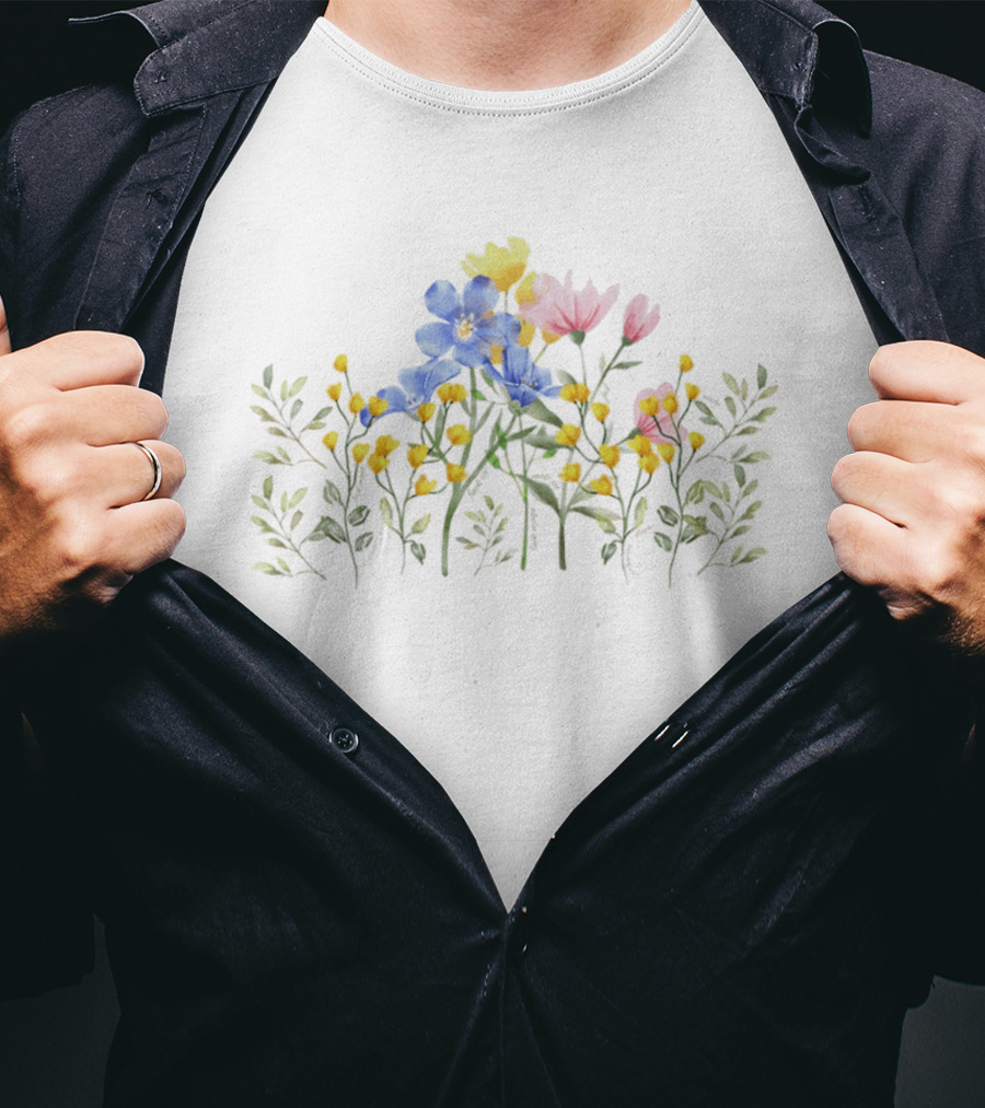 Wildflower Bouquet Nature Blossoms T-Shirt