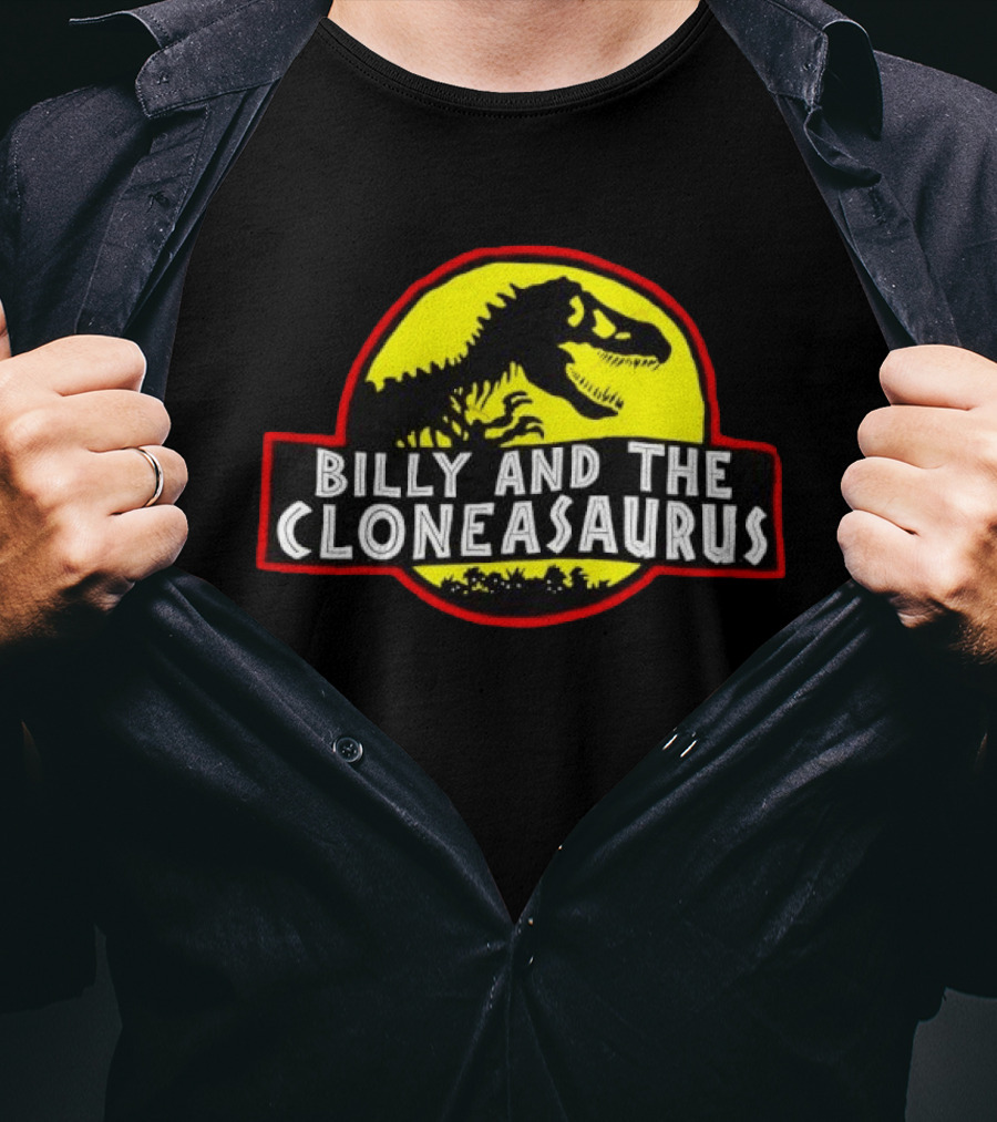 Billy And The Cloneasaurus Dinosaur Park T-Shirt