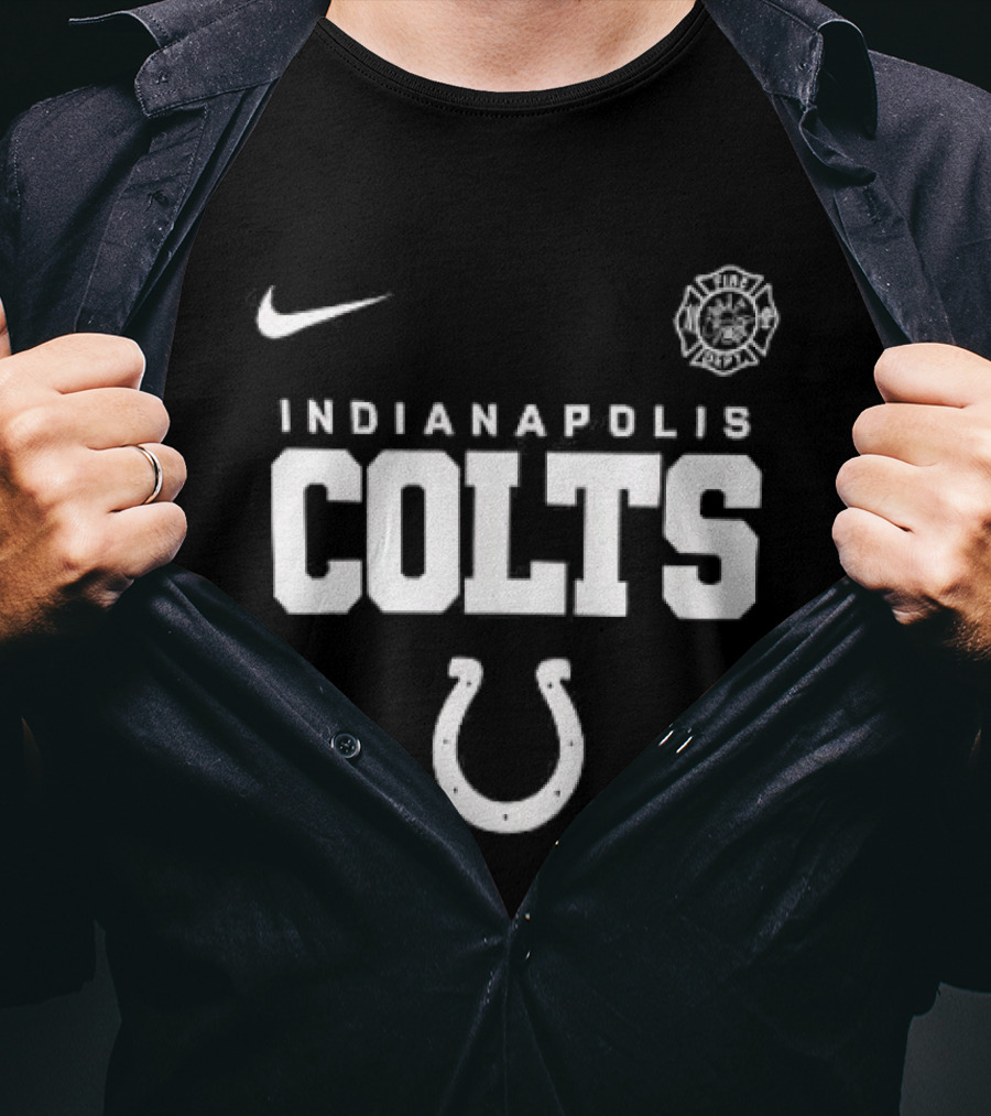 Indianapolis Colts Nike Firefighter Support Red Friday T-Shirt