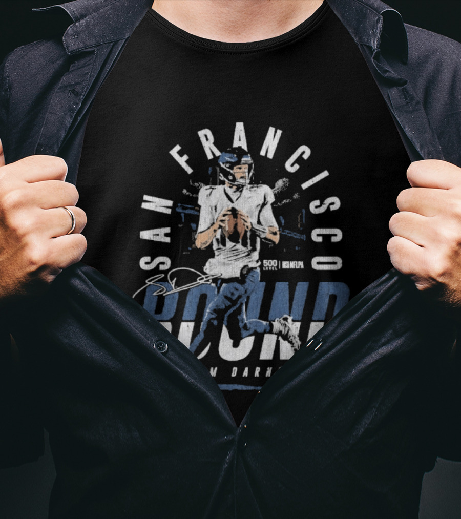 Sam Darnold San Francisco Bound Football Quarterback Journey T-Shirt