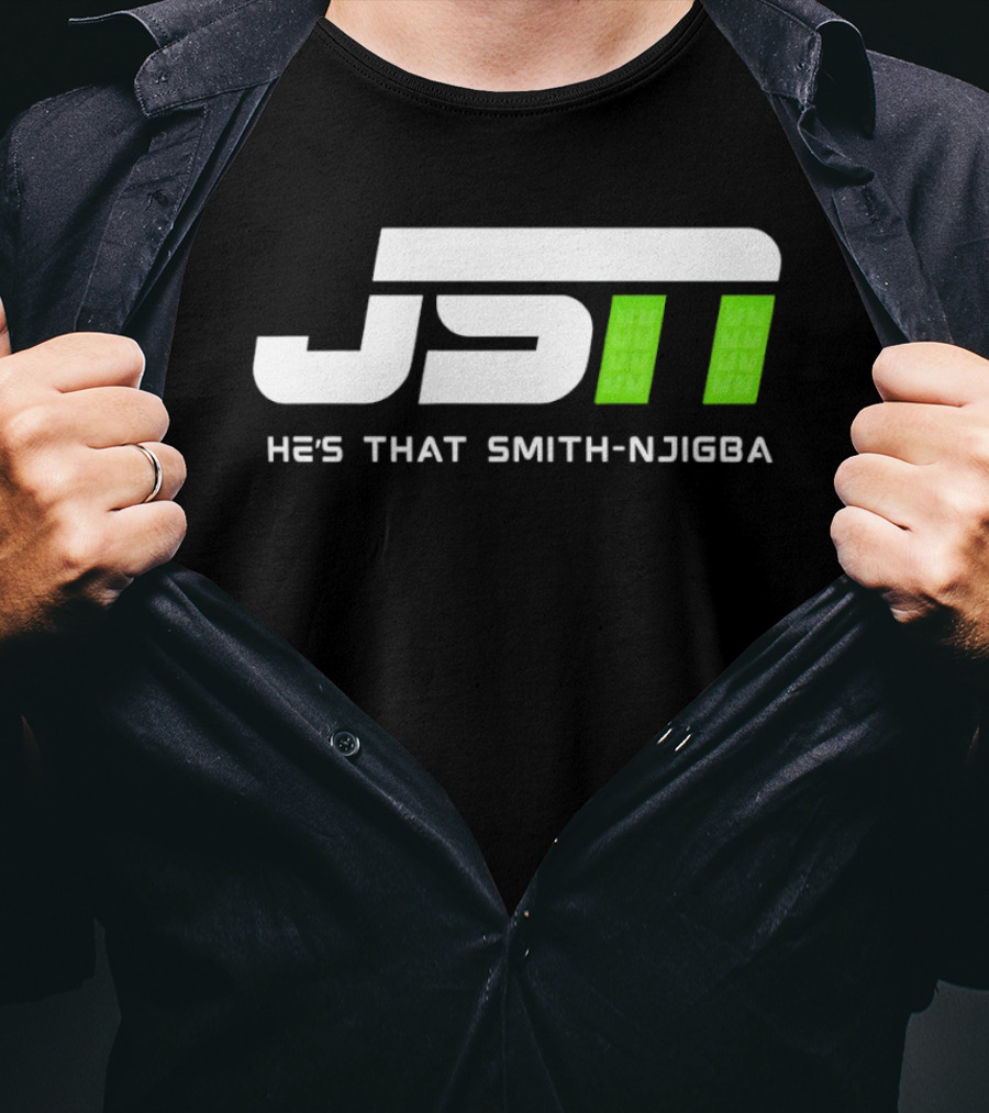 JSN He's That Smith Njigba Seattle Seahawks Football T-Shirt