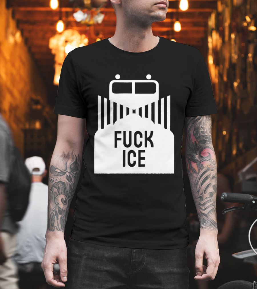 Fuck Ice Detention Abolition Protest Message T-Shirt