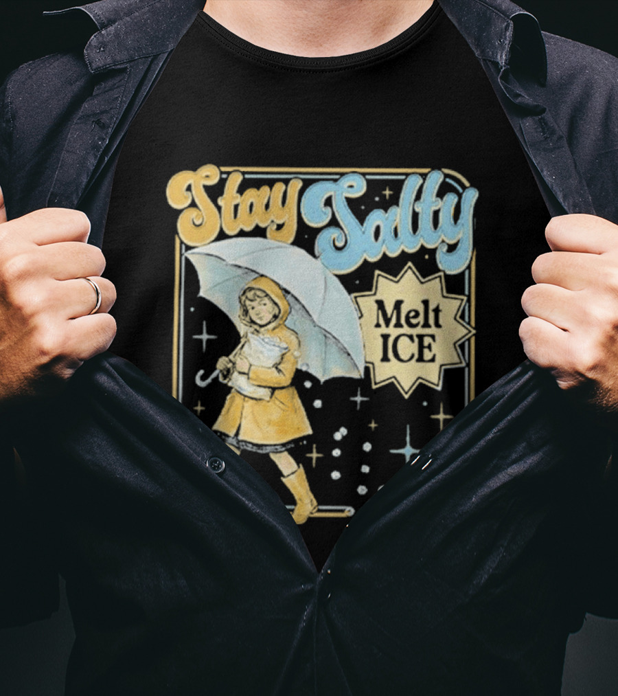 Stay Salty Melt ICE Umbrella Girl T-Shirt