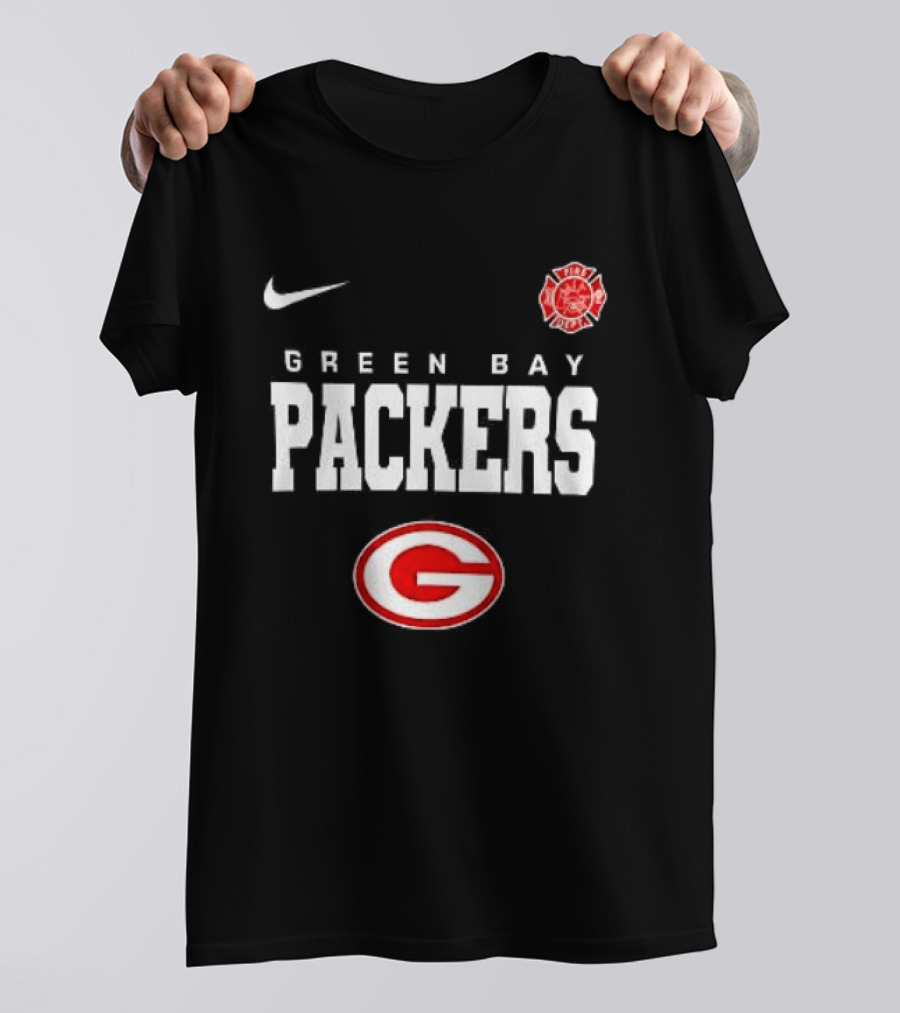 Green Bay Packers Red Friday Firefighter Nike Packers G T-Shirt