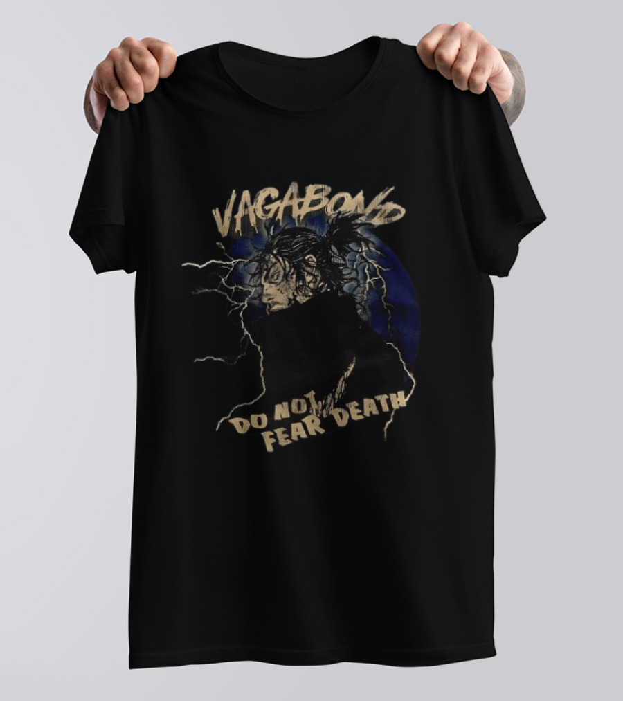 Vagabond Manga Character Do Not Fear Death T-Shirt