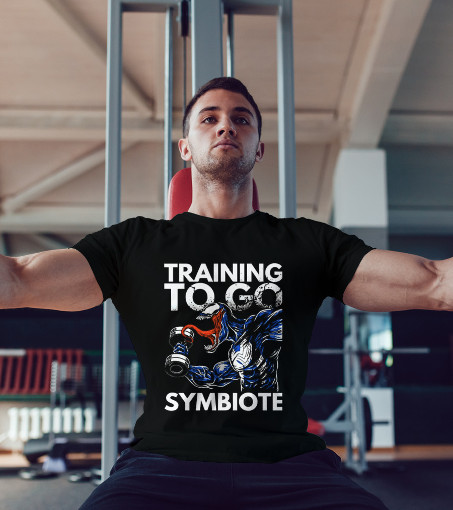 Venom Training To Go Symbiote Gym Comic Fitness Motivation T-Shirt