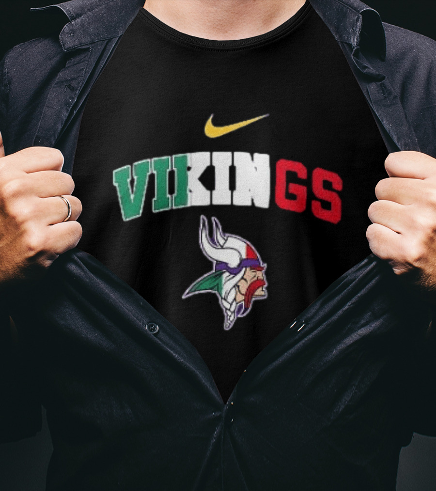 Minnesota Vikings Italia Nike Go Vikings T-Shirt