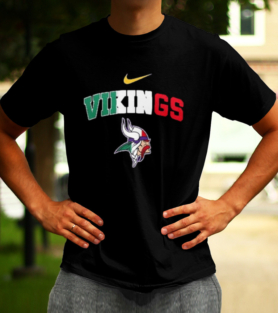 Minnesota Vikings Italia Nike Go Vikings T-Shirt