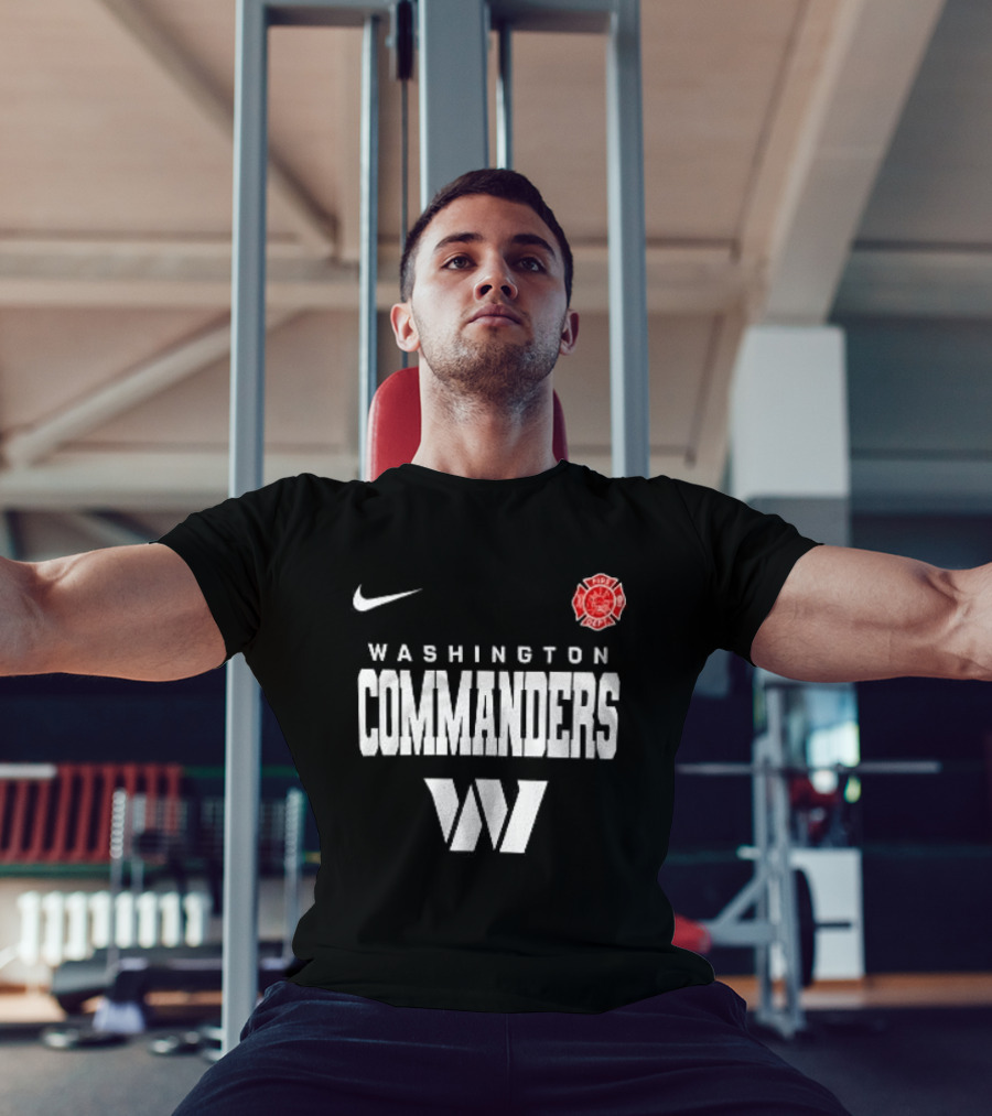 Washington Commanders Red Friday Firefighter Nike Team T-Shirt