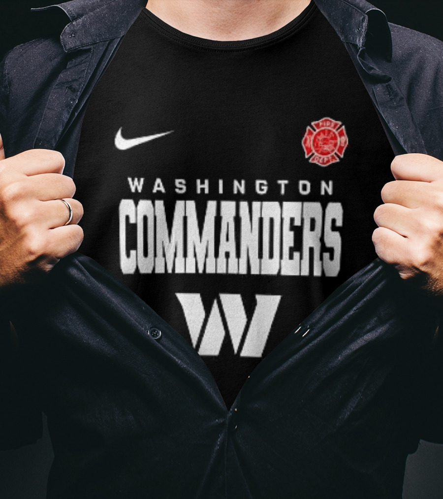 Washington Commanders Red Friday Firefighter Nike Team T-Shirt