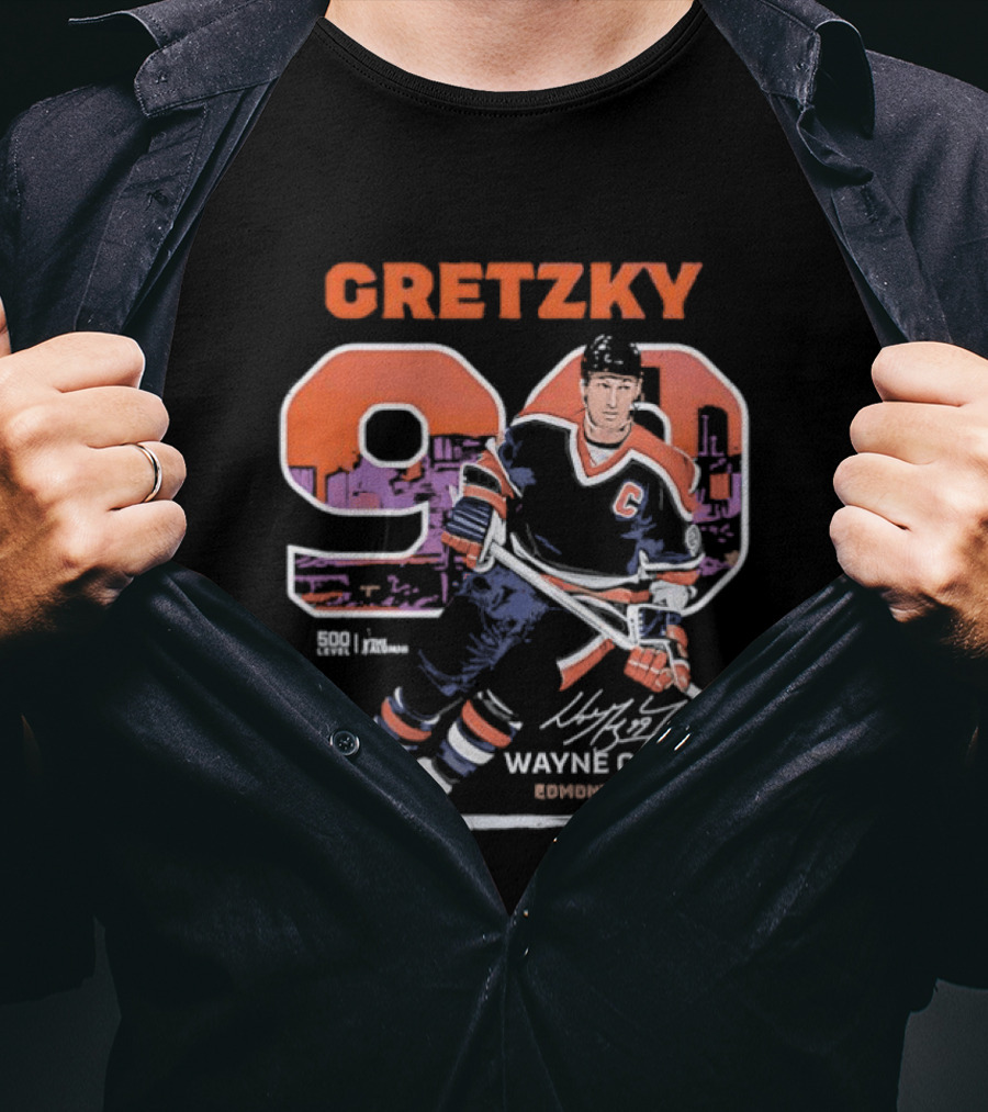 Wayne Gretzky 99 Edmonton Hockey T-Shirt