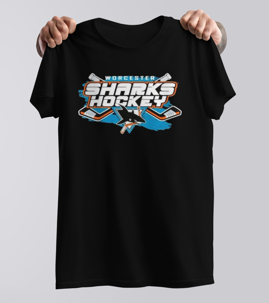 Worcester Sharks Hockey Logo Kottman T-Shirt