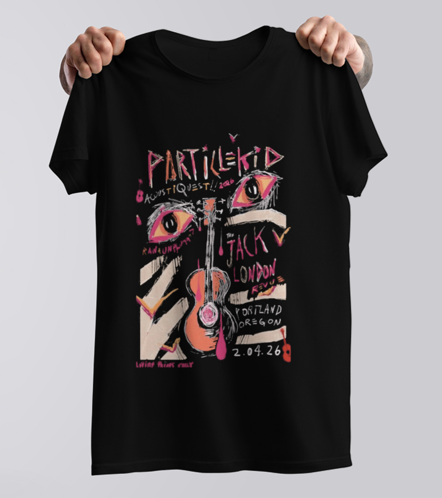 Particlekid AcoustiQuest Tour Portland Oregon 2026 Jack London Reimagined T-Shirt