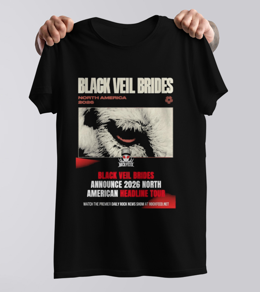 Black Veil Brides Announce 2026 North American Endless Tour Dates T-Shirt