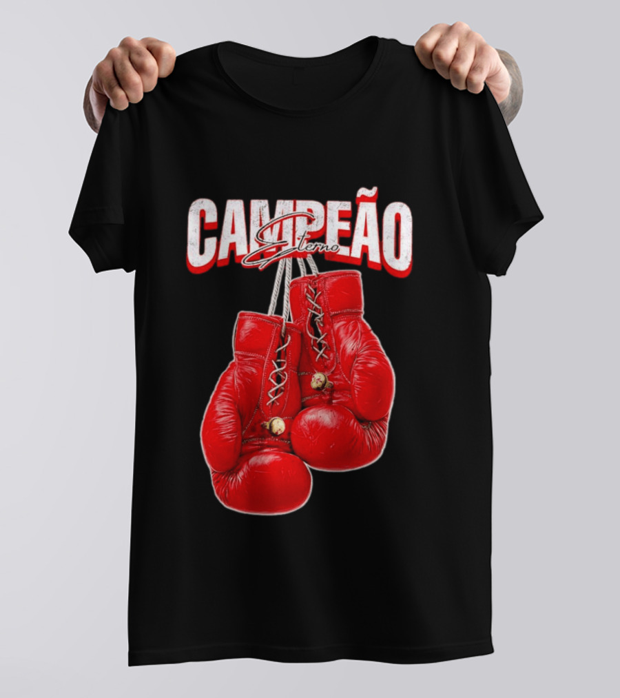 Campeao Eterno Red Boxing Gloves T-Shirt