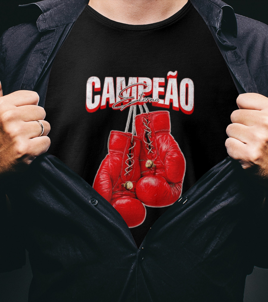 Campeao Eterno Red Boxing Gloves T-Shirt