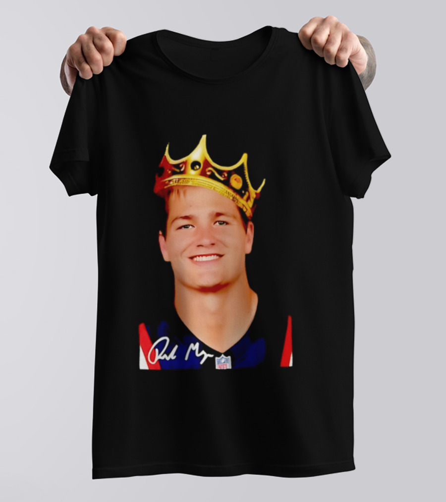 New England Patriots Drake Maye King Of The NFL Star Crown T-Shirt