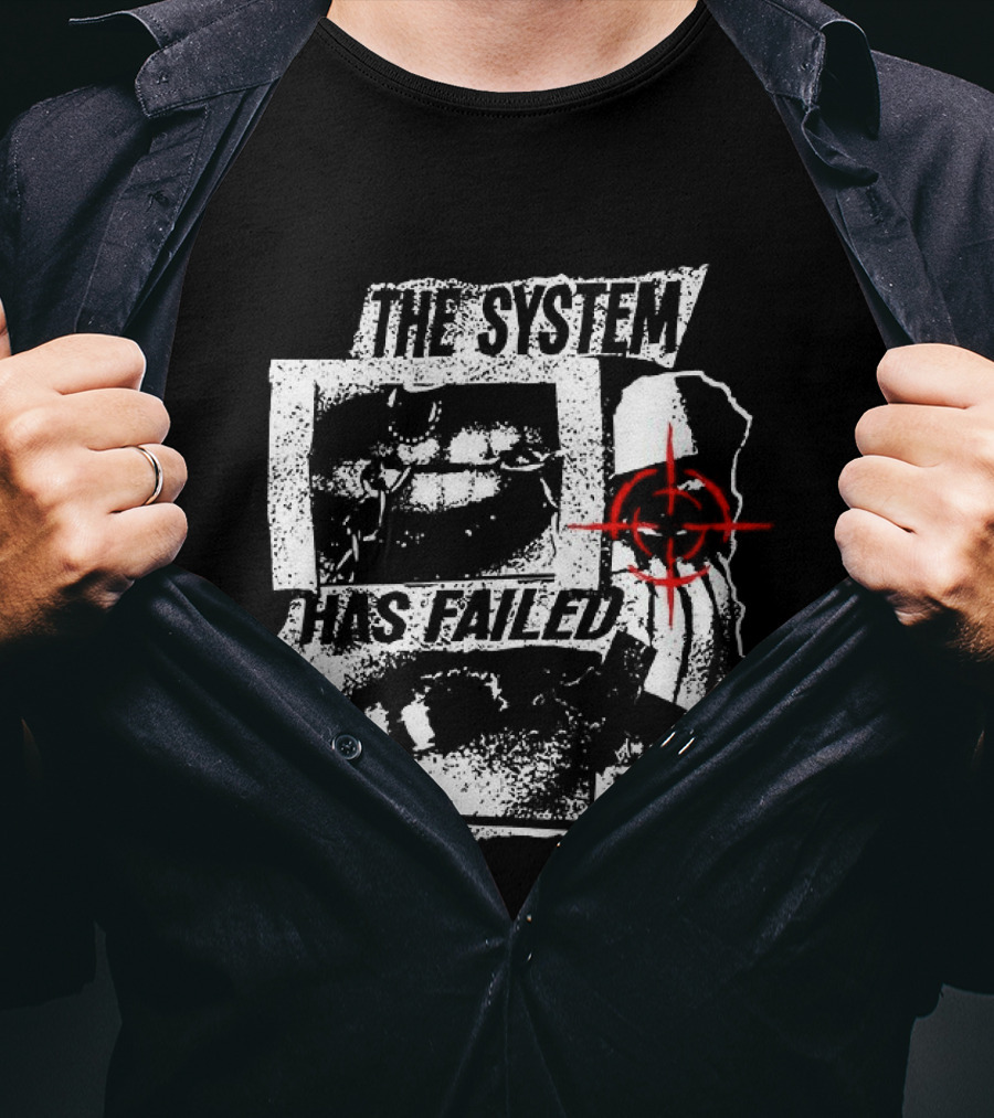 The System Has Failed US Target Visual Motif T-Shirt