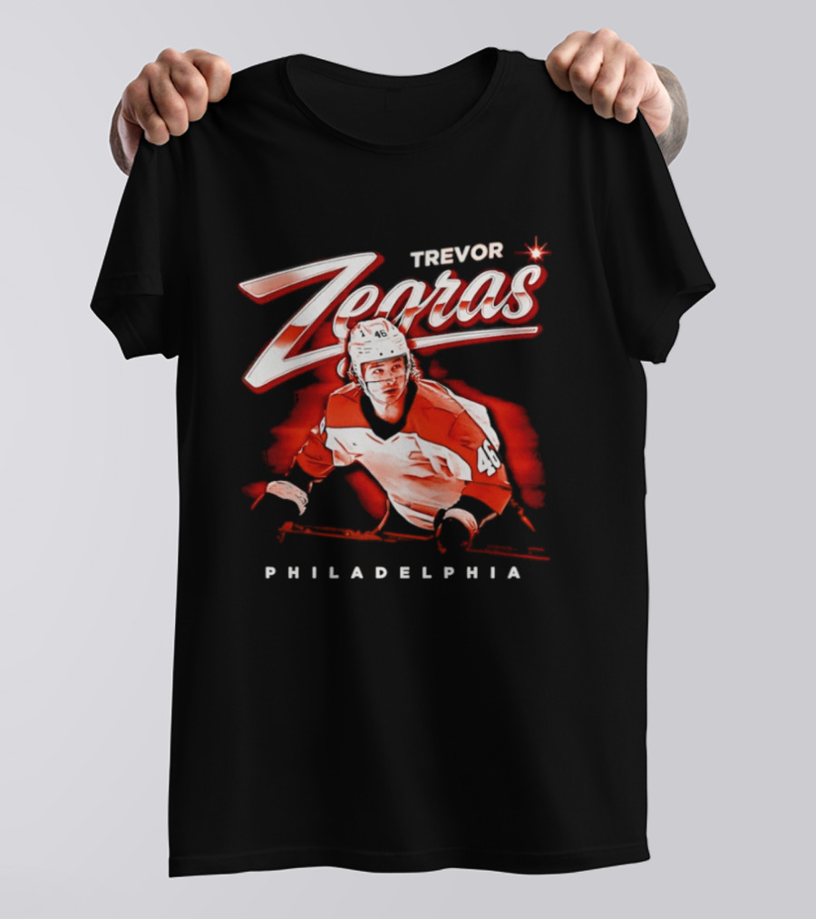 Trevor Zegras Philadelphia Hockey T-Shirt