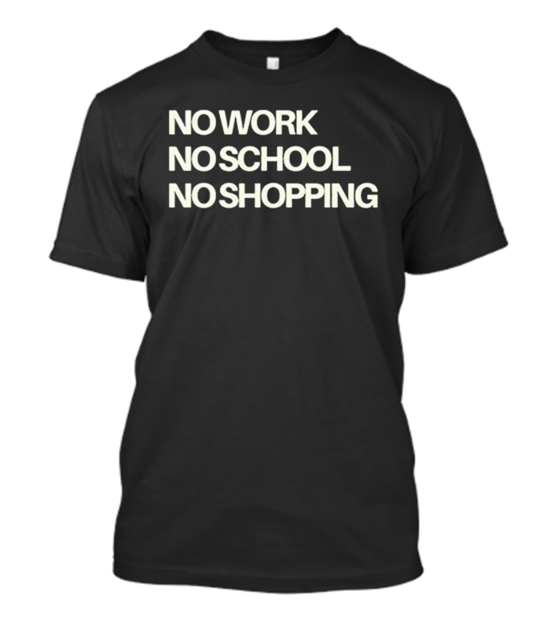 No Work No School No Shopping Ice Out Nationwide Shutdown January 30th 2026 T-Shirt