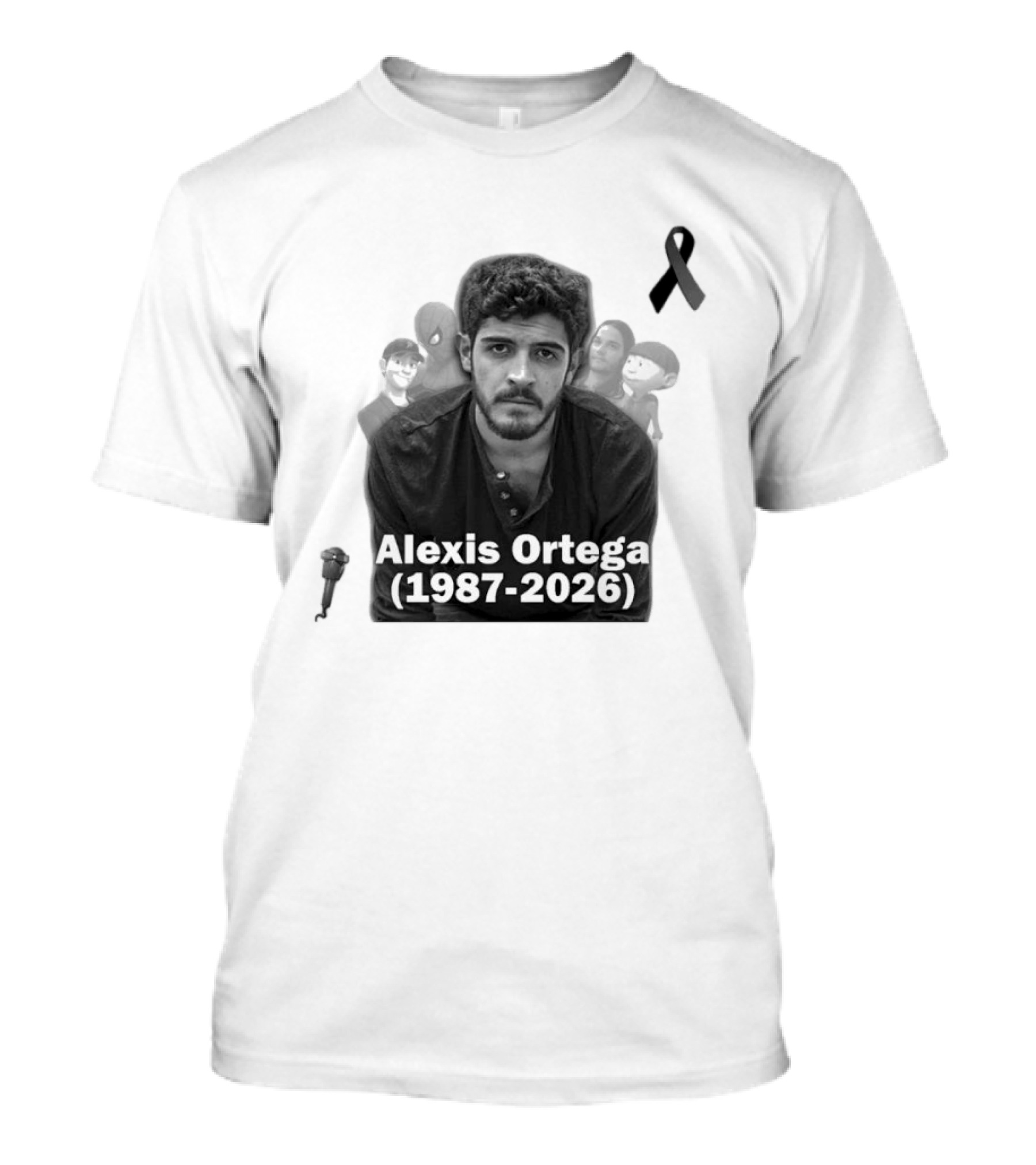 Rip Alexis Ortega Dead Voice Of Spider Man T-Shirt