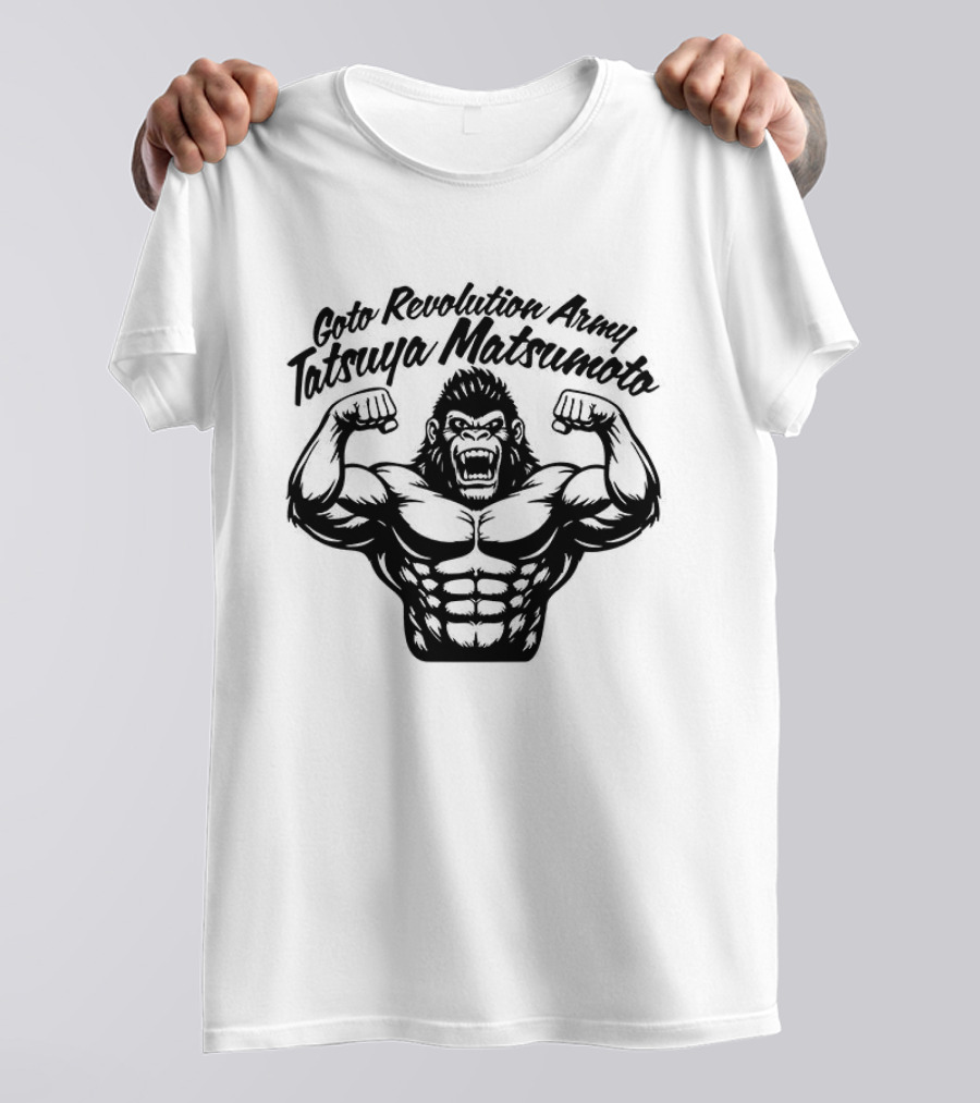 Goto Revolution Army Tatsuya Matsumoto Gorilla Flex T-Shirt