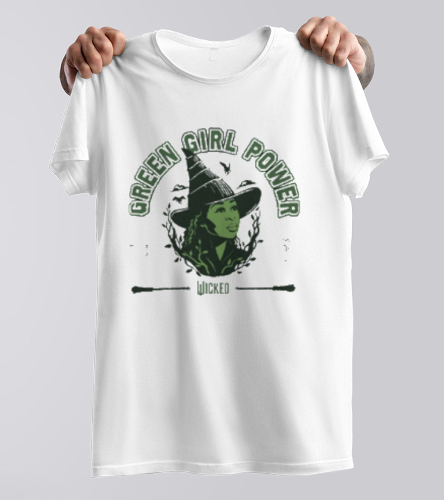 Wicked Green Girl Power Witch T-Shirt