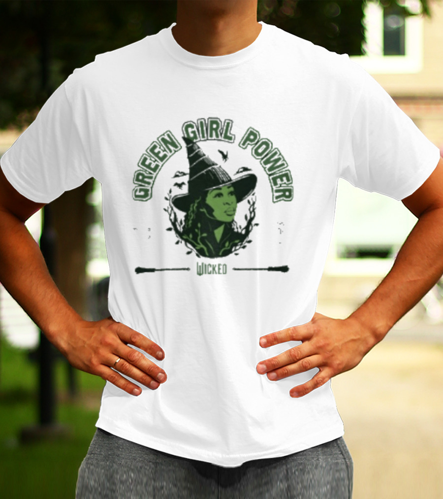 Wicked Green Girl Power Witch T-Shirt