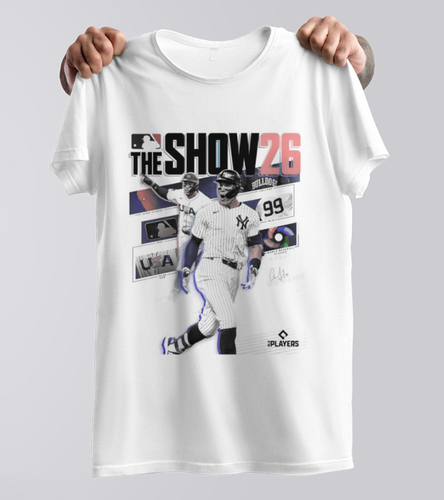MLB The Show 26 Aaron Judge Yankees Cover Athlete T-Shirt