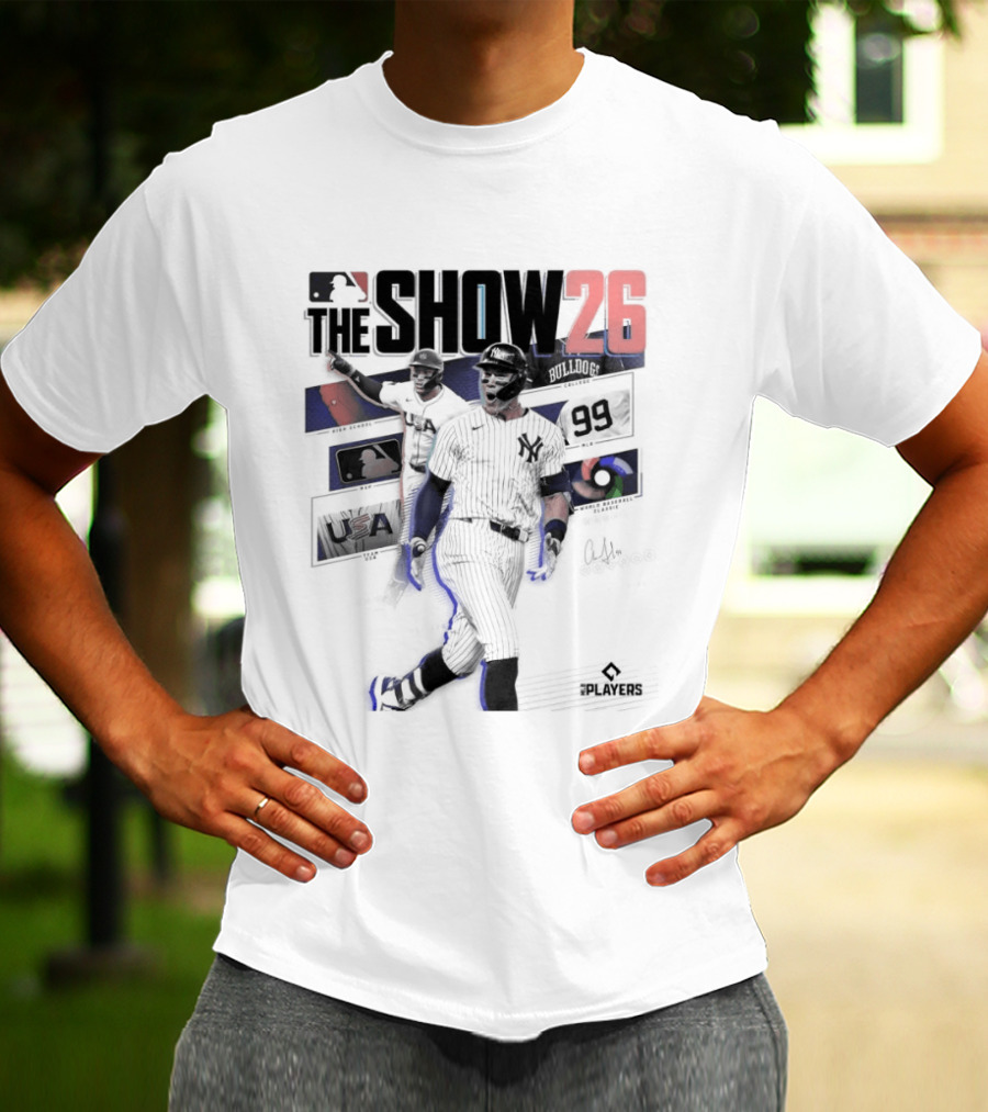 MLB The Show 26 Aaron Judge Yankees Cover Athlete T-Shirt