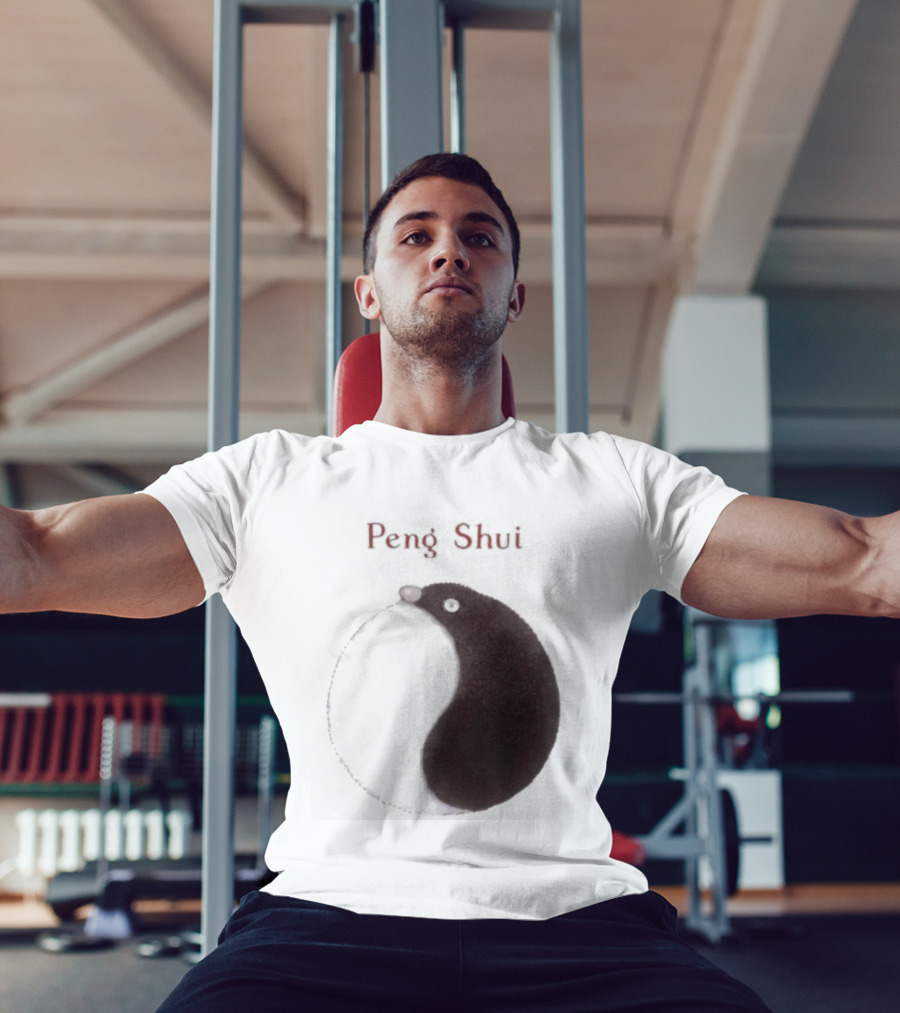 Peng Shui Yin Yang Symbol Smoke T-Shirt