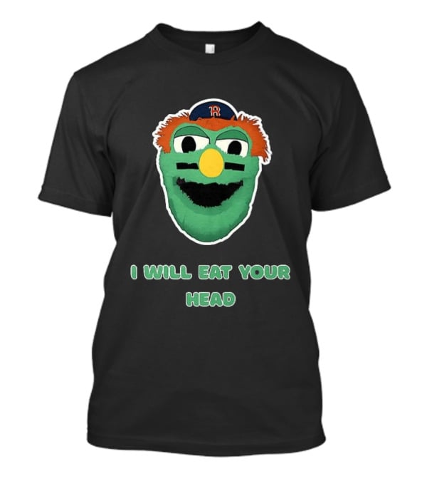 Boston Red Sox Wally Mascot I Will Eat Your Head T-Shirt