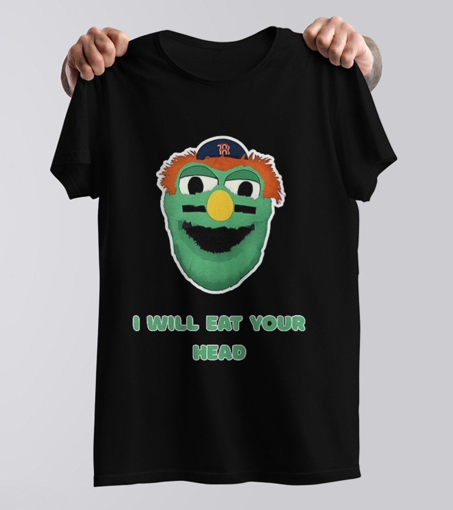 Boston Red Sox Wally Mascot I Will Eat Your Head T-Shirt