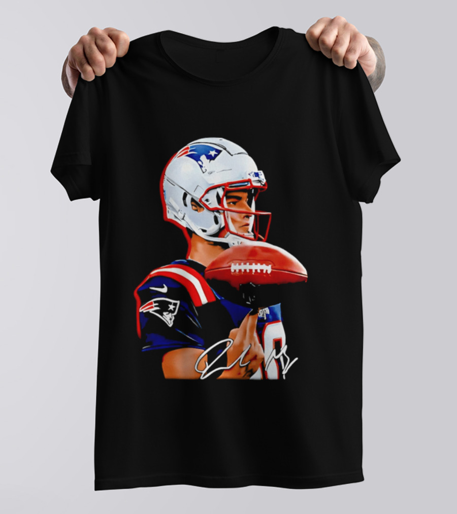 Drake Maye New England Patriots Quarterback Football Patriots Jersey T-Shirt