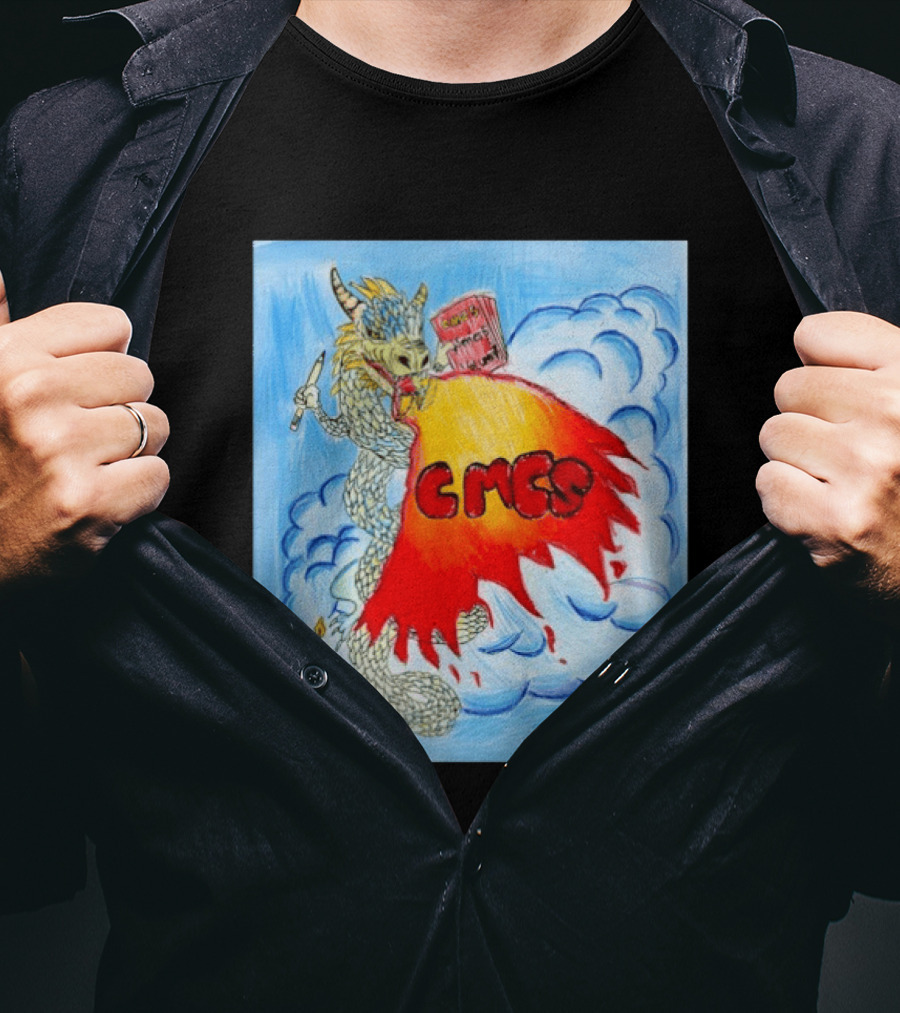 CMCS Yearbook Dragon 2026 Cloud Fire T-Shirt